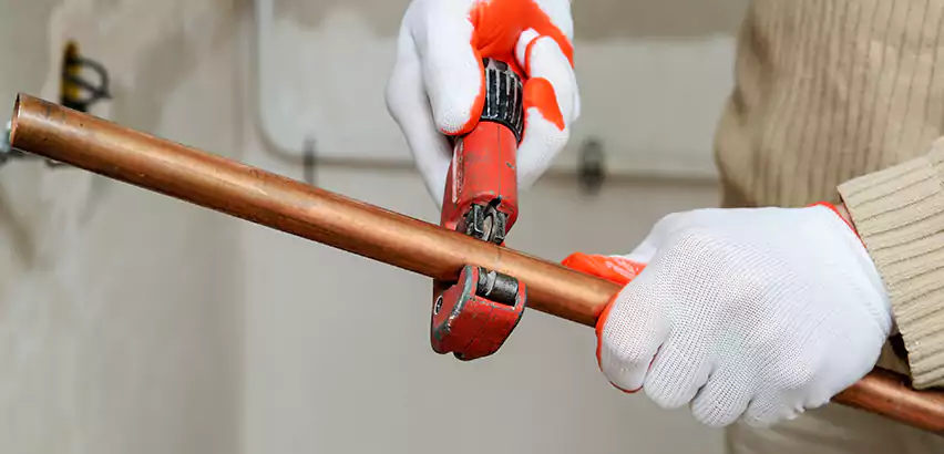 Temporary Copper Pipe Repair Wheeling, WV